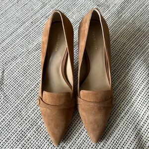 Ann Taylor heels. Light brown/Tan. Like new. Size 7.5